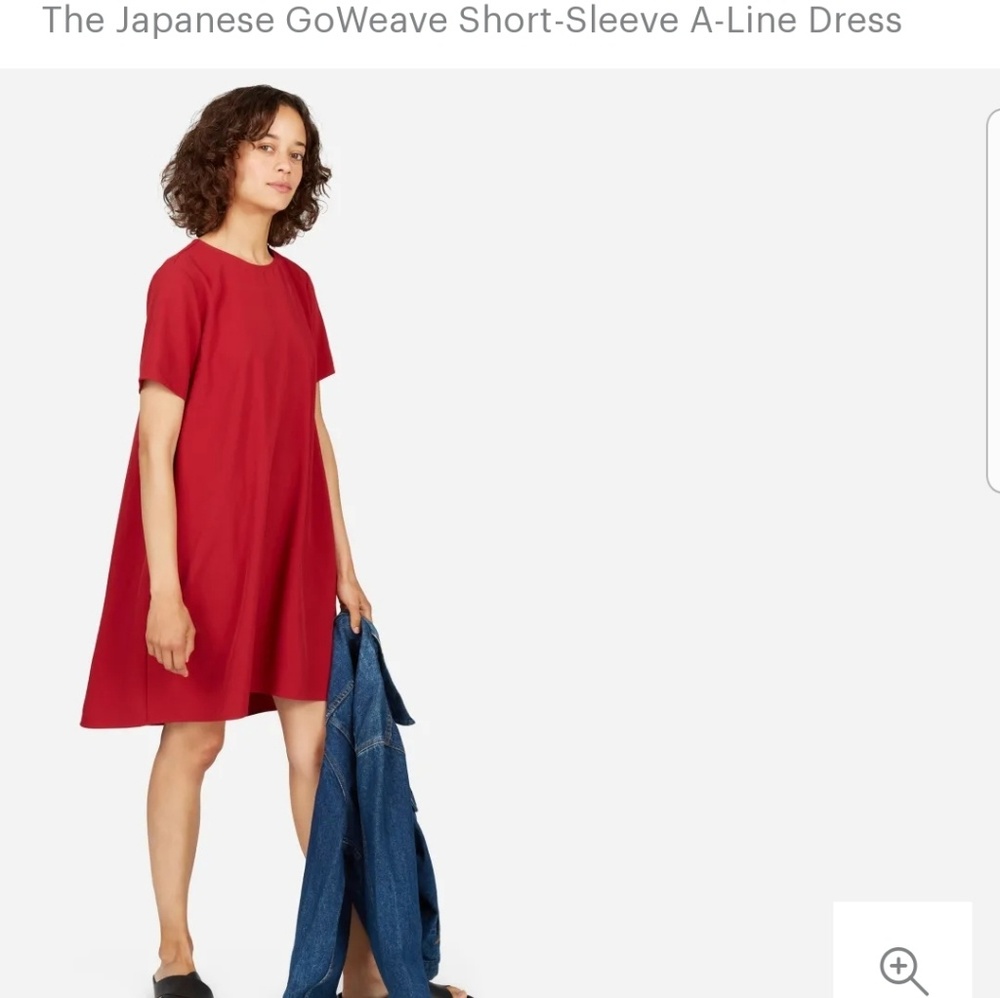 Everlane Short Sleeve A-line Dress